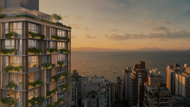 Apartamento de 4 suítes no D/Sense no Centro